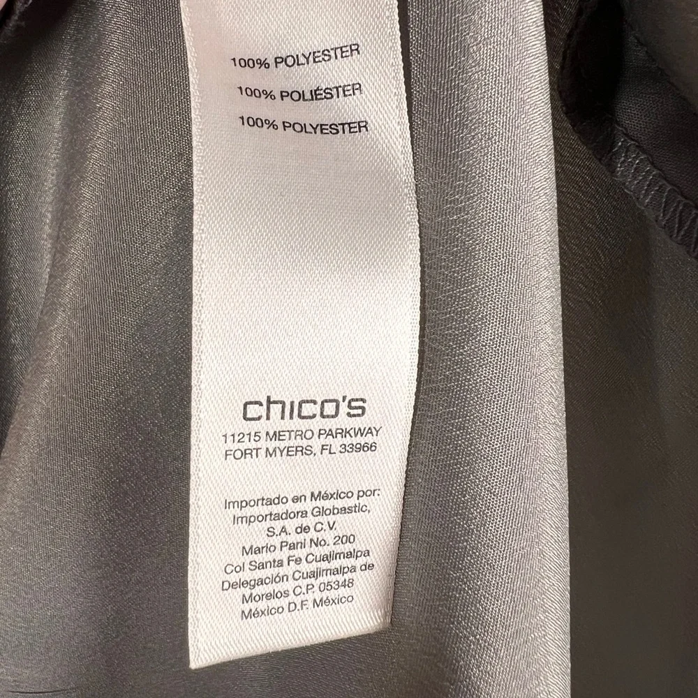 EUC Chico’s Crinkle Texture Blouse - Picture 7 of 7